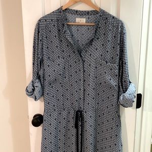 Lou & Grey (Loft) blue dress